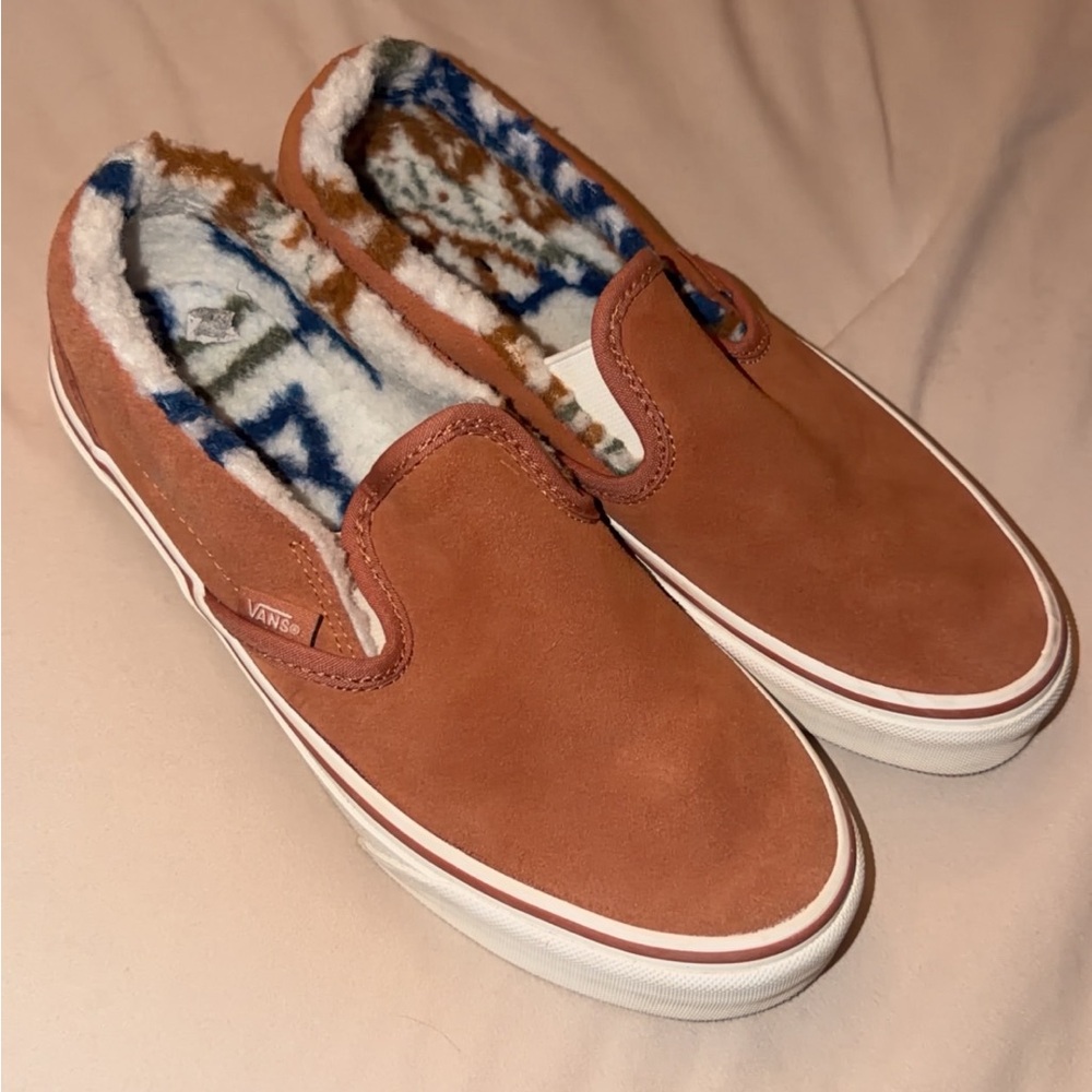 Vans women’s Brown Slip-On Shoes